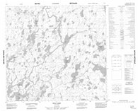 064J01 Fox Lake Canadian topographic map, 1:50,000 scale