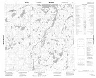 064J08 Porcupine Rapids Canadian topographic map, 1:50,000 scale