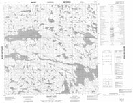 064J16 Frame Lake Canadian topographic map, 1:50,000 scale