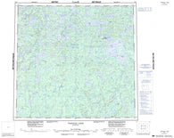 064J Tadoule Lake Canadian topographic map, 1:250,000 scale