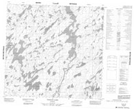 064K06 Fagnan Lake Canadian topographic map, 1:50,000 scale