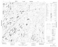 064K08 Dechief Lake Canadian topographic map, 1:50,000 scale