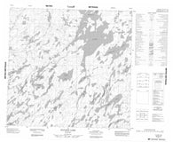 064K10 Paulson Lake Canadian topographic map, 1:50,000 scale