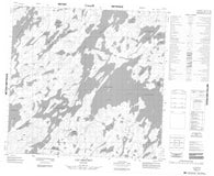 064K12 Lac Brochet Canadian topographic map, 1:50,000 scale