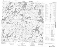 064K14 Rutledge Lake Canadian topographic map, 1:50,000 scale