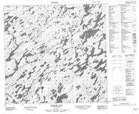 064L13 Babiche Lake Canadian topographic map, 1:50,000 scale
