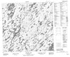 064L14 Bentley Lake Canadian topographic map, 1:50,000 scale