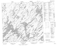 064L15 Bannock Lake Canadian topographic map, 1:50,000 scale
