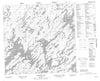 064L15 Bannock Lake Canadian topographic map, 1:50,000 scale