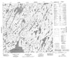 064M12 Sakwasew Lake Canadian topographic map, 1:50,000 scale