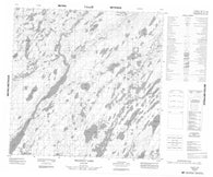 064N06 Thanout Lake Canadian topographic map, 1:50,000 scale