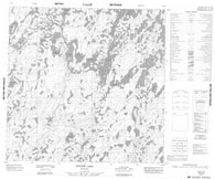 064N08 Finner Lake Canadian topographic map, 1:50,000 scale