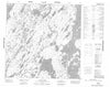 064N16 Bagg Lake Canadian topographic map, 1:50,000 scale
