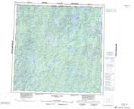 064N Kasmere Lake Canadian topographic map, 1:250,000 scale