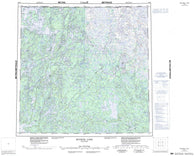 064O Munroe Lake Canadian topographic map, 1:250,000 scale