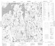 064P05 Little Duck Lake Canadian topographic map, 1:50,000 scale