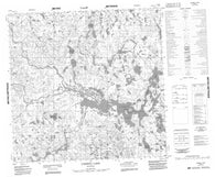 064P08 Caribou Lake Canadian topographic map, 1:50,000 scale