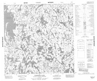 064P13 Wakefield Lake Canadian topographic map, 1:50,000 scale