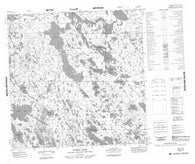064P16 Nabel Lake Canadian topographic map, 1:50,000 scale