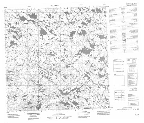 065A02 No Title Canadian topographic map, 1:50,000 scale