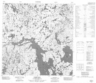 065B12 Josies Hill Canadian topographic map, 1:50,000 scale