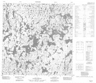 065B13 No Title Canadian topographic map, 1:50,000 scale