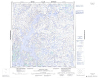 065B Nueltin Lake Canadian topographic map, 1:250,000 scale