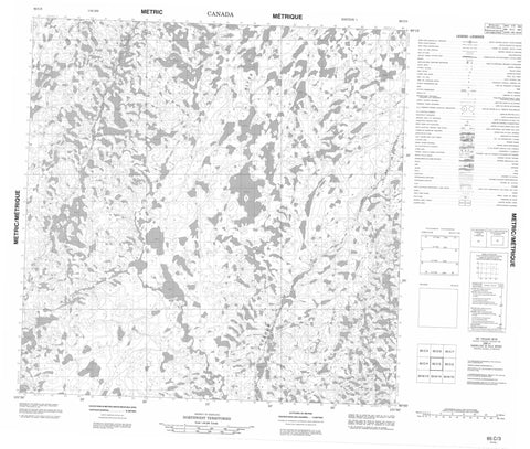 065C03 No Title Canadian topographic map, 1:50,000 scale