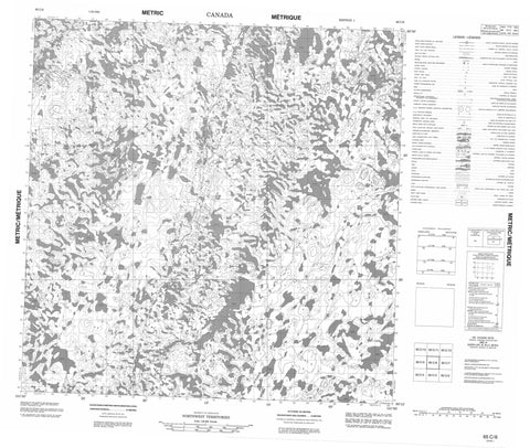 065C06 No Title Canadian topographic map, 1:50,000 scale