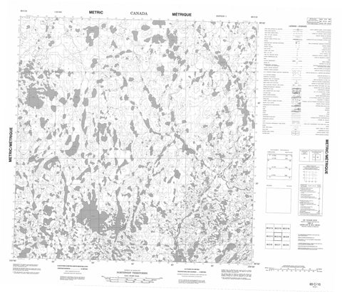 065C10 No Title Canadian topographic map, 1:50,000 scale