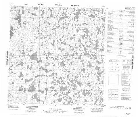 065C15 No Title Canadian topographic map, 1:50,000 scale