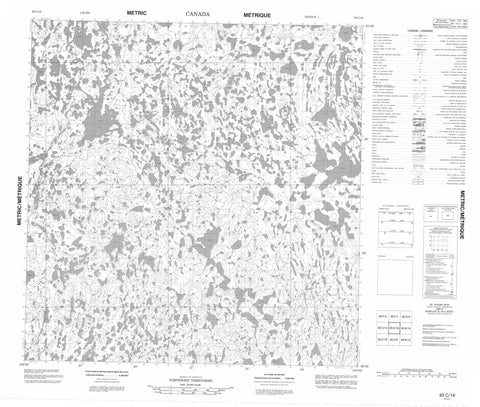 065C16 No Title Canadian topographic map, 1:50,000 scale