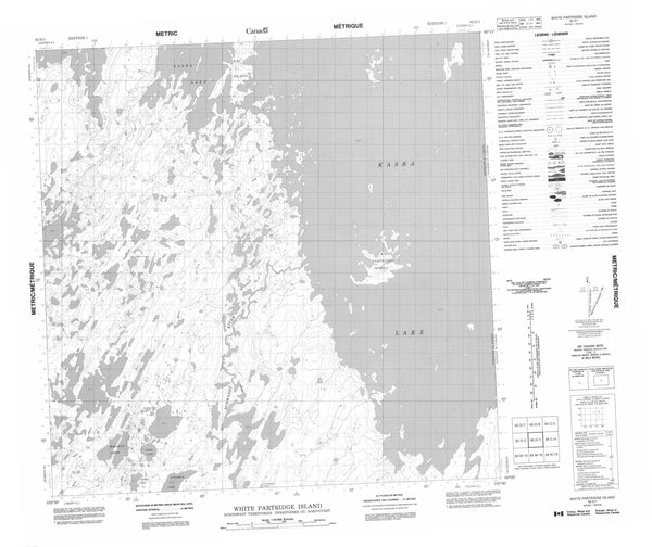 065D01 White Partridge Island Canadian topographic map, 1:50,000 scale