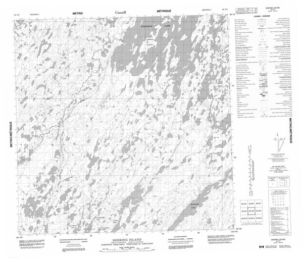 065D03 Deering Island Canadian topographic map, 1:50,000 scale