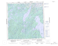 065D Snowbird Lake Canadian topographic map, 1:250,000 scale