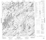065E12 Nixon Lake Canadian topographic map, 1:50,000 scale