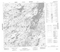 065E14 No Title Canadian topographic map, 1:50,000 scale