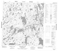 065F07 North End Lake Canadian topographic map, 1:50,000 scale