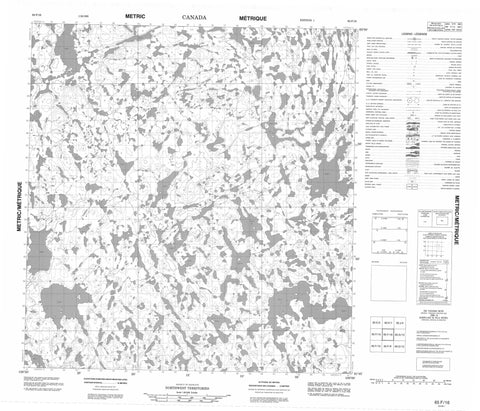 065F16 No Title Canadian topographic map, 1:50,000 scale