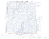 065F Ennadai Canadian topographic map, 1:250,000 scale