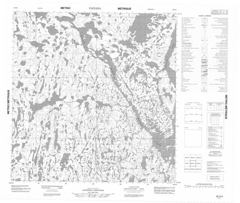 065G04 No Title Canadian topographic map, 1:50,000 scale