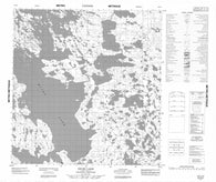 065G05 Hicks Lake Canadian topographic map, 1:50,000 scale