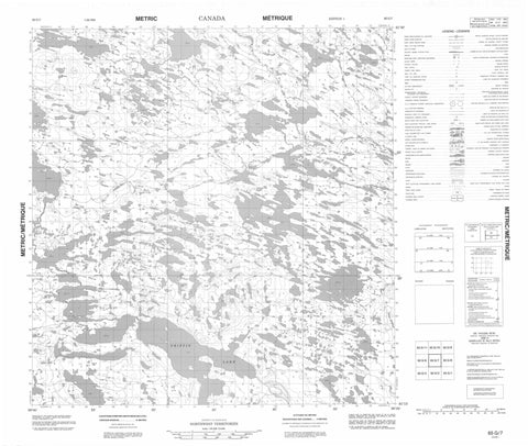 065G07 No Title Canadian topographic map, 1:50,000 scale