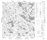 065G11 Sutcliffe Lake Canadian topographic map, 1:50,000 scale