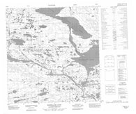 065H03 Roseblade Lake Canadian topographic map, 1:50,000 scale