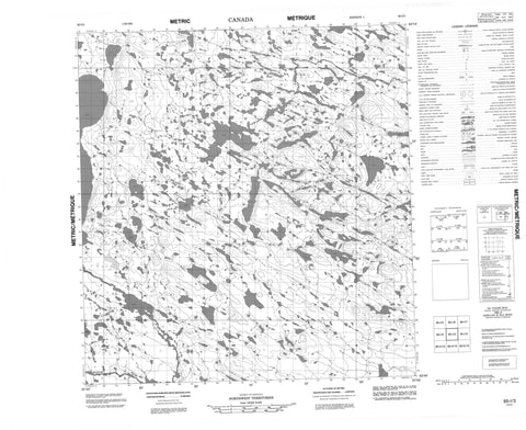 065I03 No Title Canadian topographic map, 1:50,000 scale