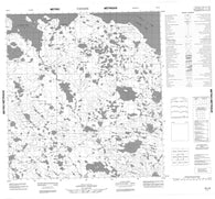 065I05 No Title Canadian topographic map, 1:50,000 scale