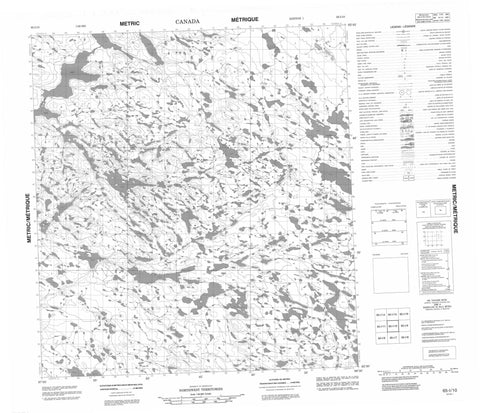 065I10 No Title Canadian topographic map, 1:50,000 scale