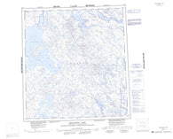 065I Ferguson Lake Canadian topographic map, 1:250,000 scale