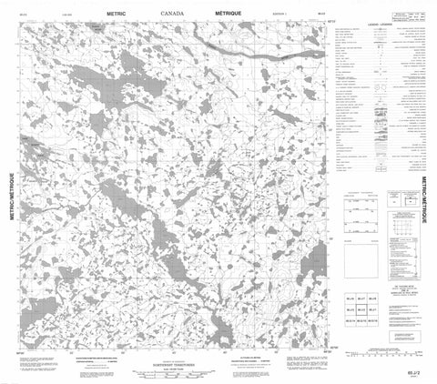 065J02 No Title Canadian topographic map, 1:50,000 scale